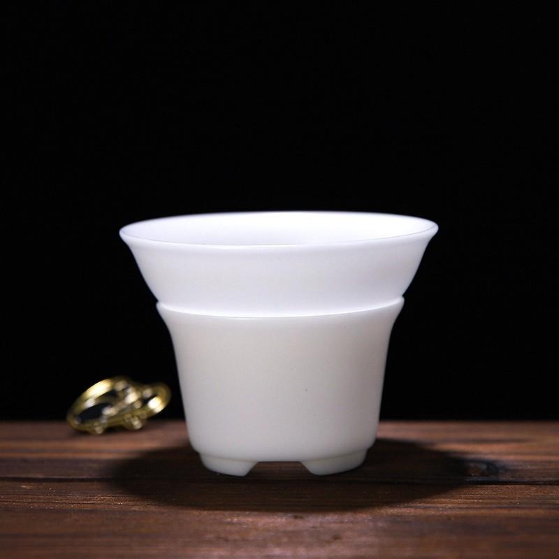 新品超薄胎冰种茶漏茶滤新型茶隔过滤茶器茶叶过滤器一体泡茶滤网