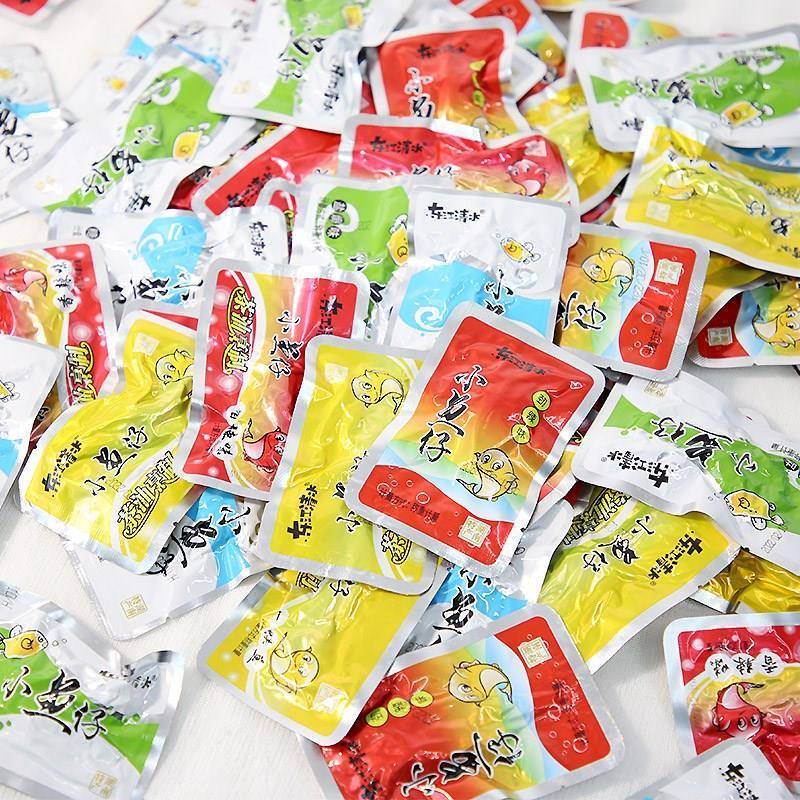 东江清水麻辣香辣多口味鱼干毛毛鱼包装湖南特产郴州东江鱼小鱼仔
