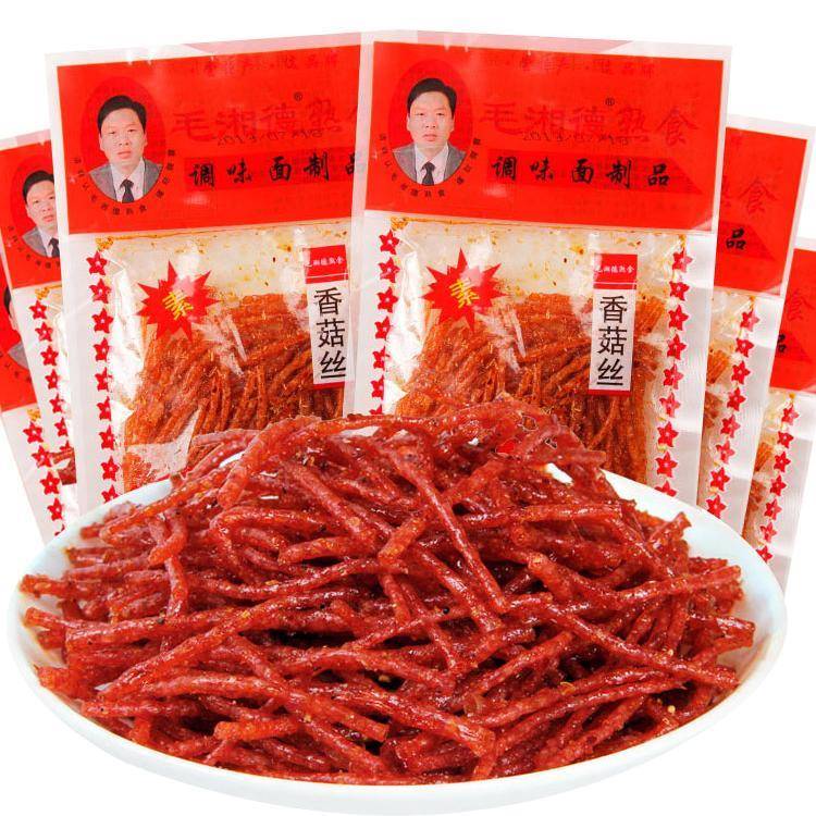 毛湘德香菇丝辣条片香辣丝8090后怀旧吃货小时候零食麻辣小吃食品