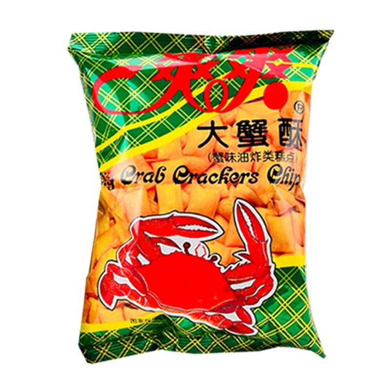 爽爽大蟹酥老式蟹味粒80后油炸膨化九零后怀旧零食大蟹酥