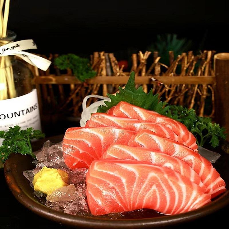【顺丰】新疆三文鱼中段500g现切新鲜鲜活正宗生鱼片冰冻即食