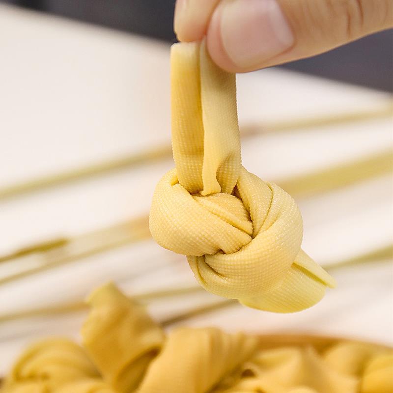 纯手工百叶结500g豆腐皮新鲜千张结豆皮结豆腐卷宁波上海风味特产