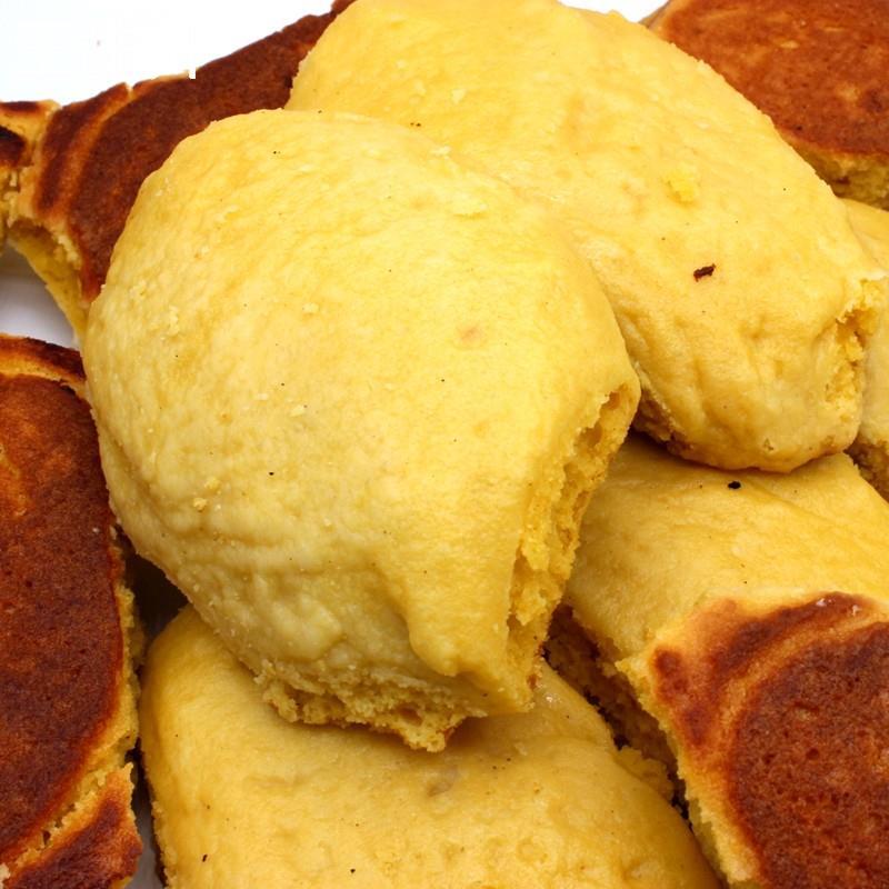 东北老式大饼子 纯手工玉米饼 窝窝头 粗粮发面饼 苞米面饼6个/袋