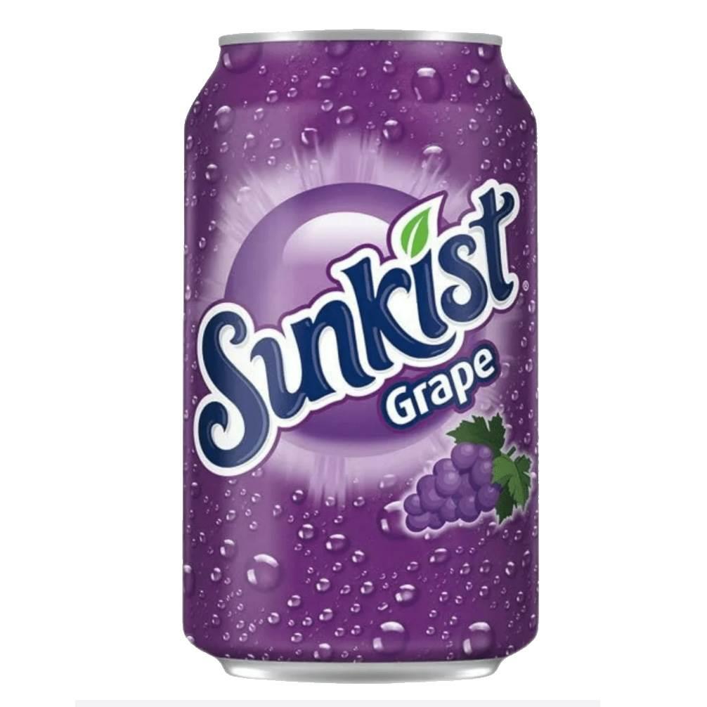 美国进口Sunkist 新奇士橙味芒果草莓青柠西瓜碳酸饮料苏打汽水