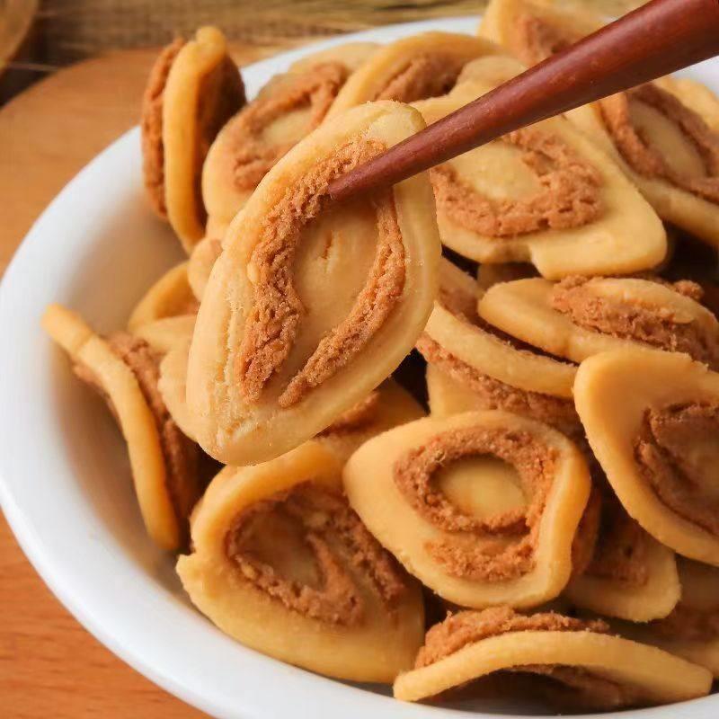 猫耳朵零食猫耳酥薄脆饼干 干休闲 口水小吃怀旧解饿夜宵脆零食大