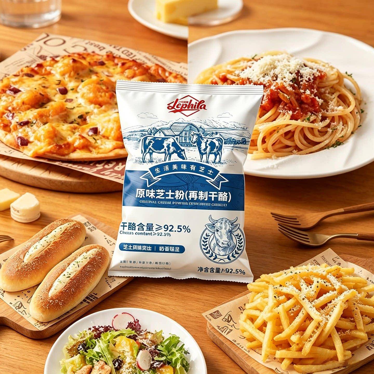 新品乐菲利娜原味芝士粉1kg帕玛森意面披萨奶酪粉干酪粉西餐撒料