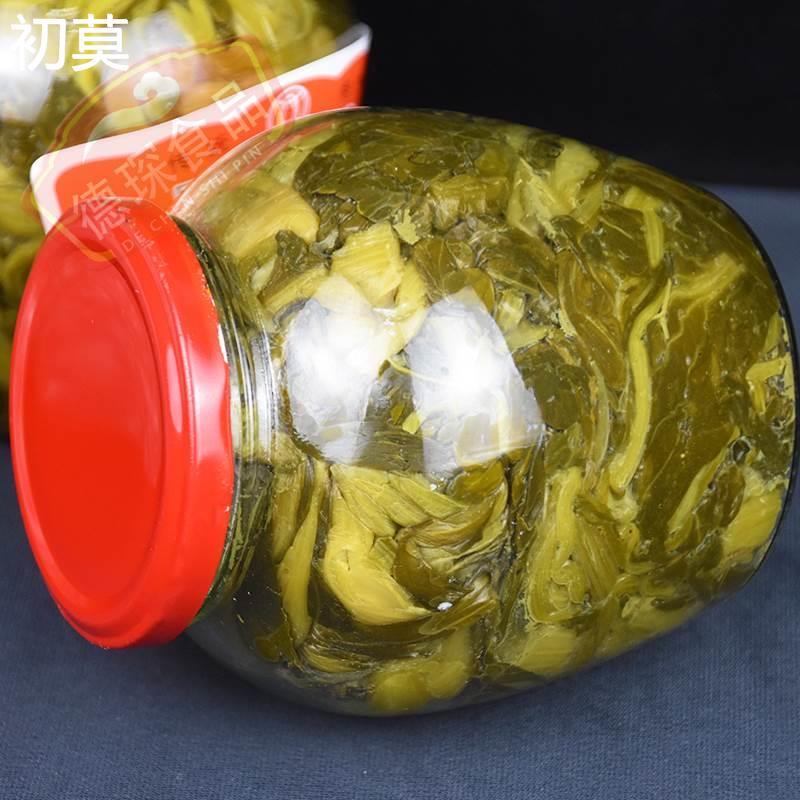 .周庄特产 咸菜520g 瓶装农家腌制菜苋毛豆阿婆菜雪菜下饭菜酱菜