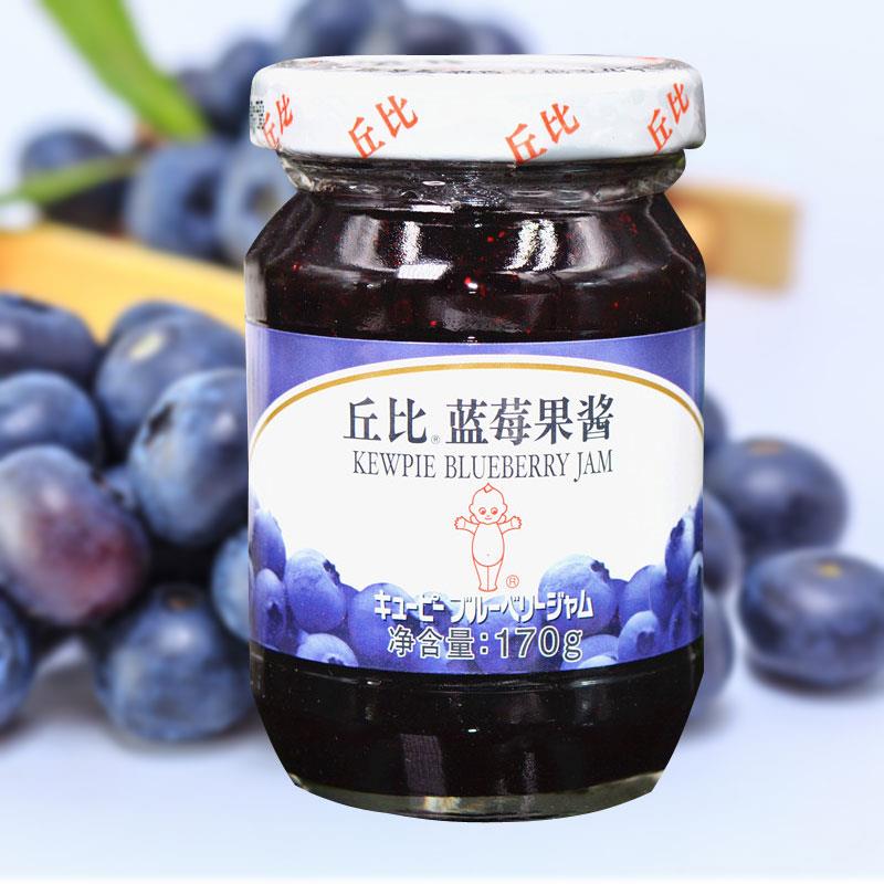 新品丘比蓝莓酱果酱草莓酱涂抹夹面包酸奶果酱烘焙商用早餐酸奶吐