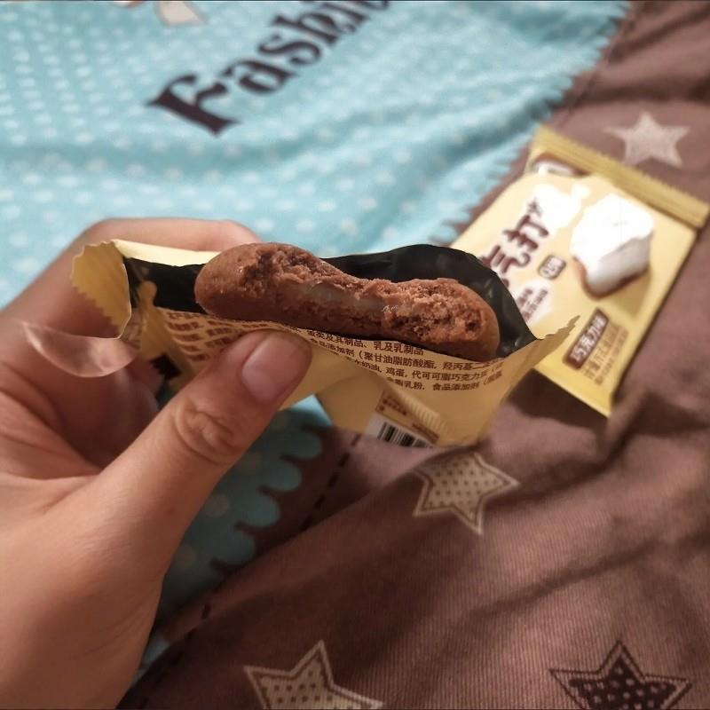 嘉瑶 打糕夹心麻薯糯米巧克力抹茶草莓年糕网红饼干糕点休闲零食