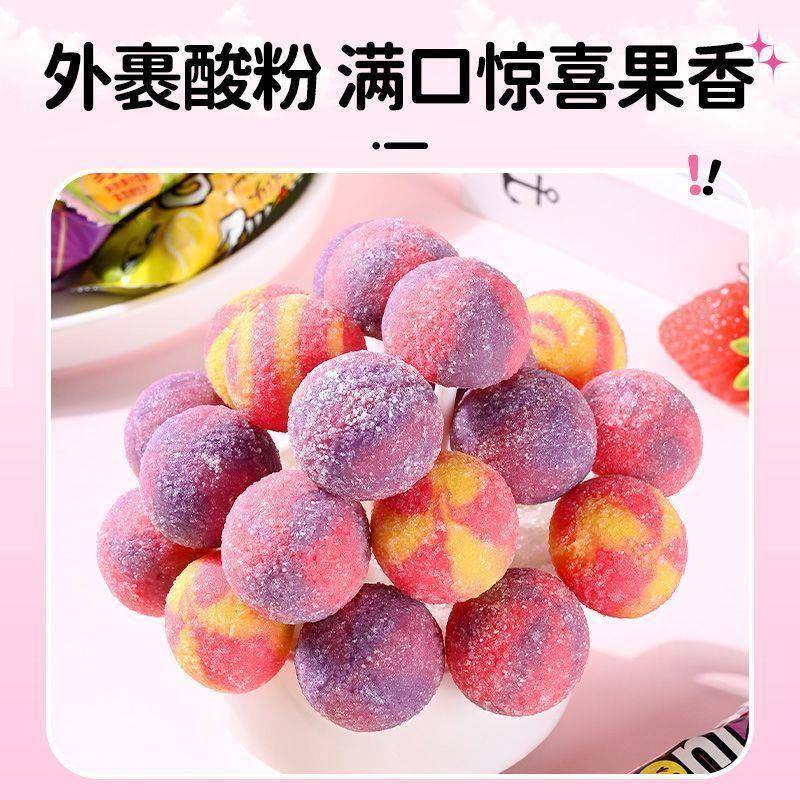 网红酸砂果汁棒棒糖水果味硬糖果儿童解馋休闲 小零食品六一儿童