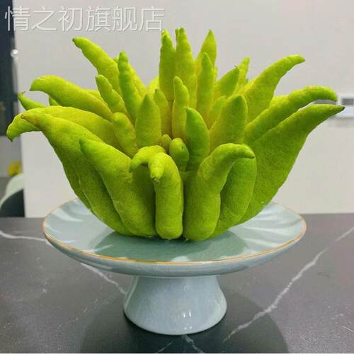 清供观赏佛手柑新鲜现摘现发佛手果带枝水养水培食用摆放供台佛手