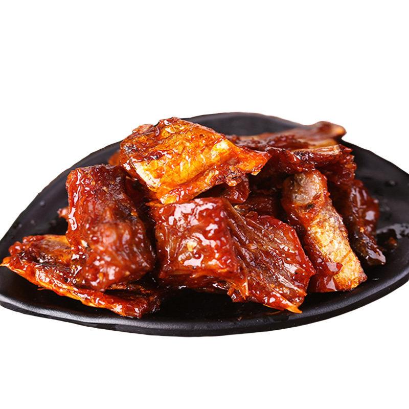 味芝元超辣鱼排鱼尾28克湖南特产香辣味爆辣特辣鱼块即食鱼干小吃