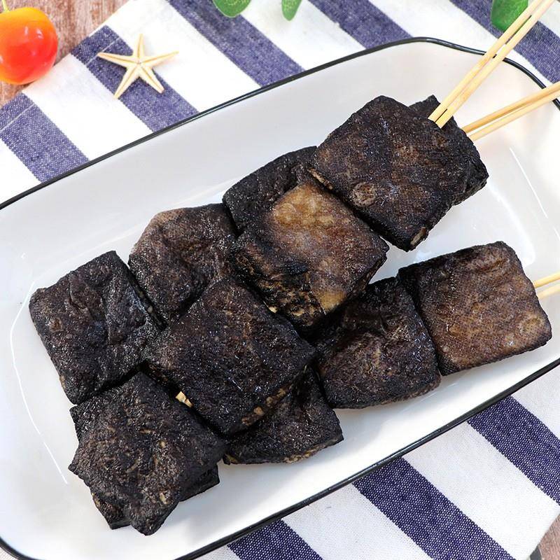 新品黑色臭豆腐串商用半成品摆摊开店专用长沙绍兴臭干子油炸烧烤