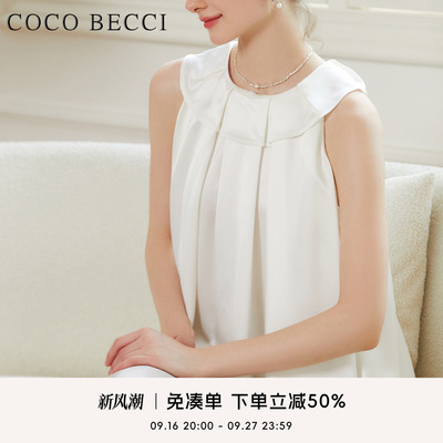COCO BECCI新【小千金】醋酸背心上衣YT24YSU250002
