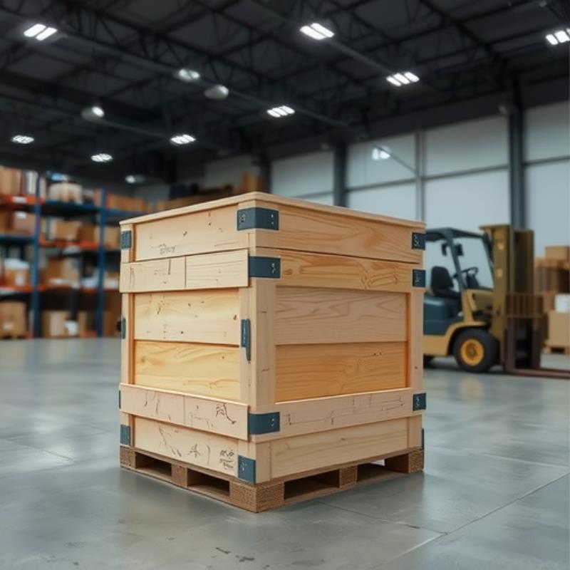 熏蒸实木木箱工厂出口包装木箱胶合板免熏蒸可拆卸木箱打包箱