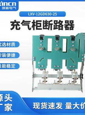 10kv充气柜断路器LXV-12GD/630-20真空电动高压真空断路器