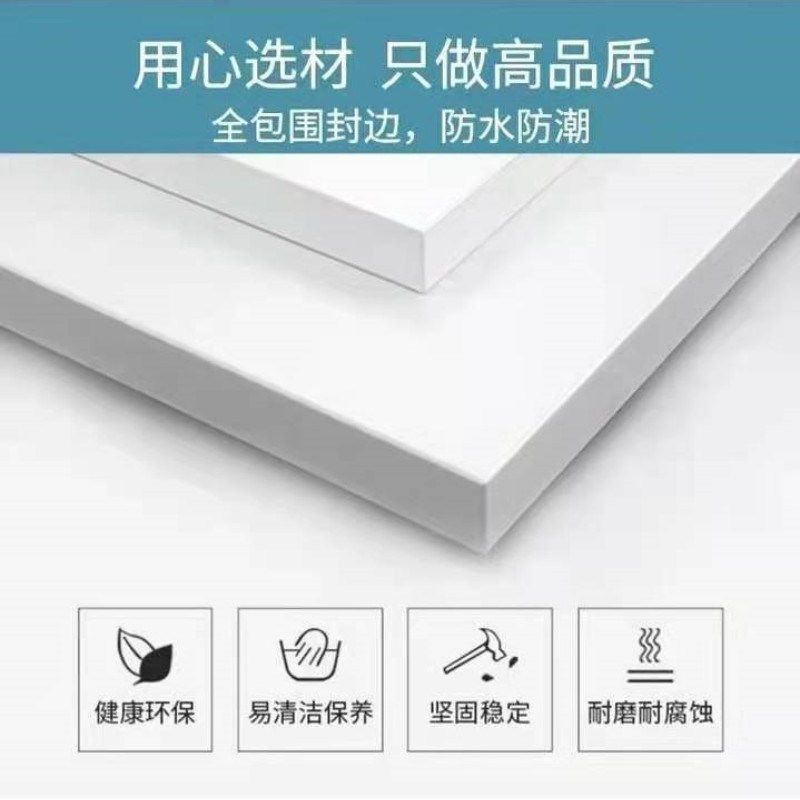 免漆板E0生态板定制实木一字隔板墙上置物架红色多层板夹板收纳板