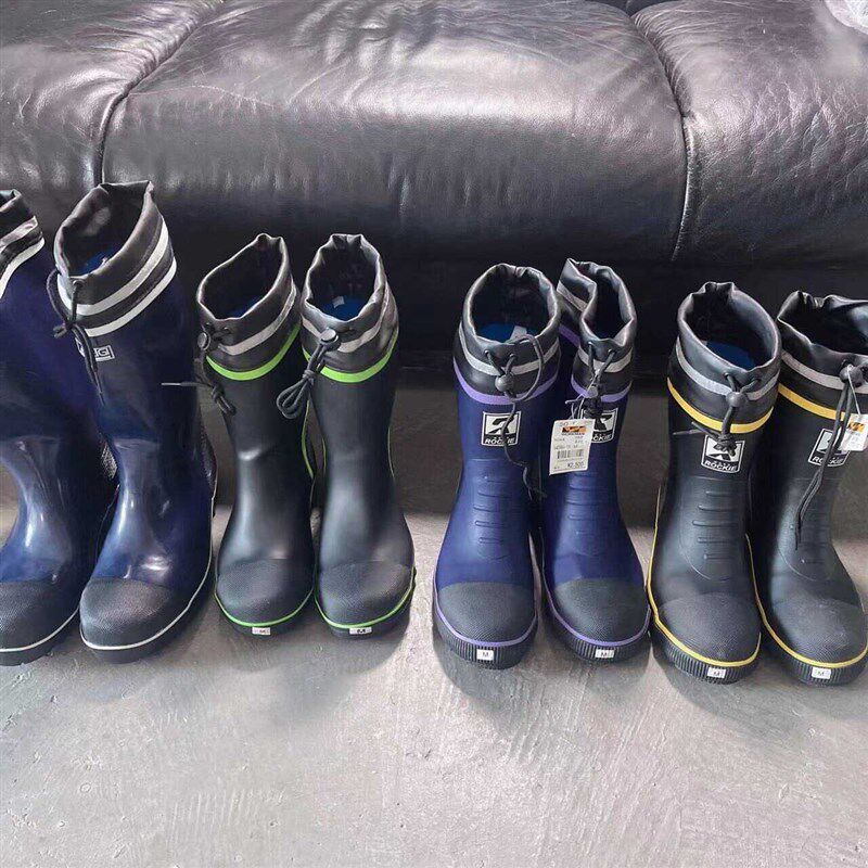 男士39-45码防砸钢头铁头防滑中筒防水橡胶雨鞋防刺穿劳保工作鞋