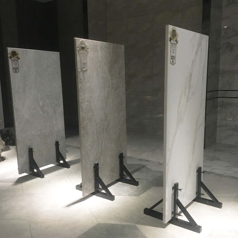 瓷砖展架立式90180大s板地砖展具玻璃门架实木门可移动旋转展示架
