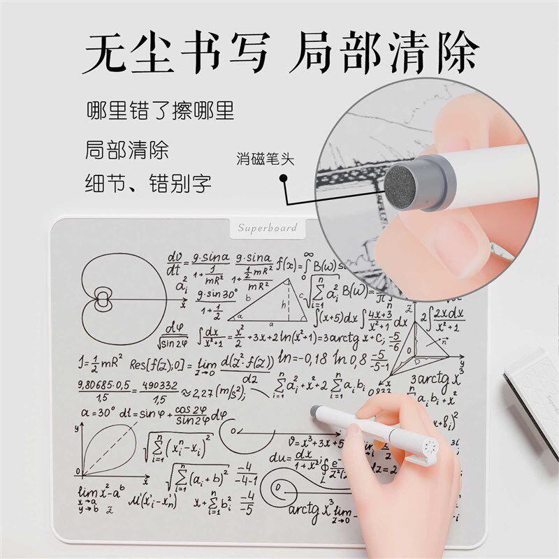 写字板磁性画板局部可墨水屏手写板写字黑板家用素描练习