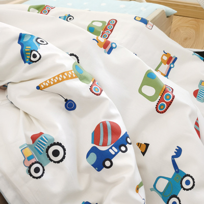 A类60s全棉纯棉儿童被套单件120150x200幼儿园宝宝婴儿被罩订做