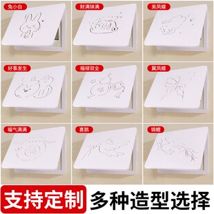 电表箱装饰画弱电箱阻挡多媒体信息网络电缆箱新型超薄盖无冲孔装