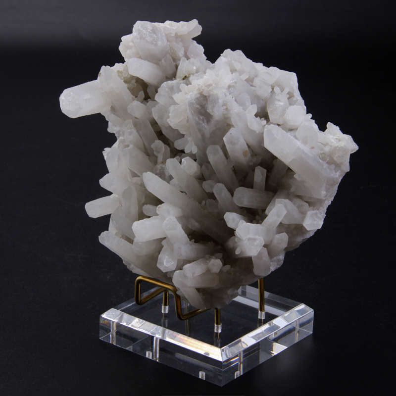 客厅有机玻璃欧式小号水晶底座矿石展示架亚克力底座托水晶柱底托