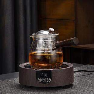煮茶炉套装 日式 蒸茶壶泡茶家用烧水壶玻璃煮茶器电陶炉煮茶