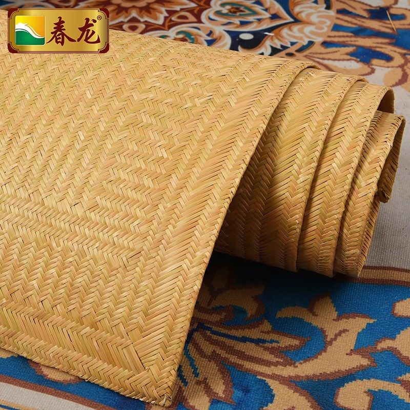 夏季益阳水竹席手工编织头青1.5米精致1.8m床双人床竹凉席可水洗