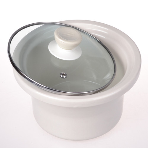 通用内胆炖锅玻璃盖子白瓷0.7L1.5L2.5L3N.5L45升锅胆紫砂陶瓷