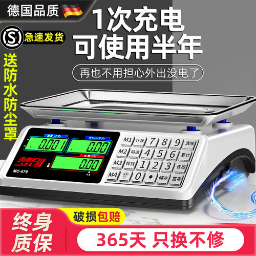 德国进口电子秤精准商用标准台秤