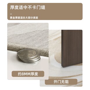 门垫 奶油风入户门地垫门口地毯高级可裁剪进门脚垫耐脏防滑新款