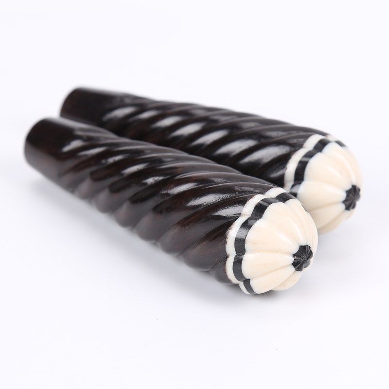 黑檀二胡轴 琴轴 二胡机械B轴短款配铜轴二胡短轴 二胡配件专业轴