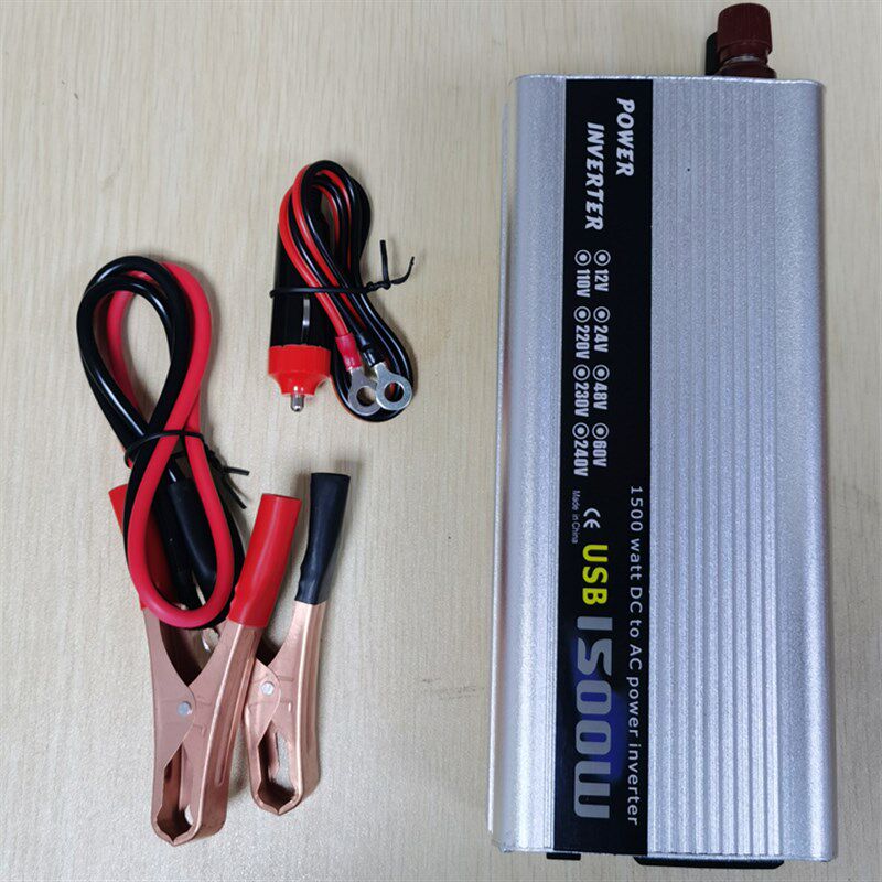 500W/1000W/1l500W/2000W逆变电源转换器12V转110V车载电源带USB