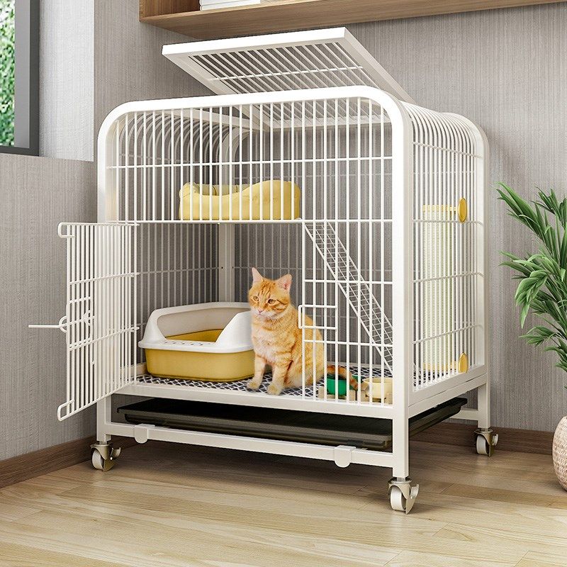 猫笼子家用室内不占地带厕所猫砂盆一体小猫咪猫窝两层别墅大空间,宠物/宠物食品及用品,猫笼子/猫别墅,淘宝优惠券,粉丝福利购,淘宝优惠卷