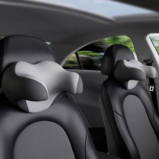 汽车头枕护腰靠枕车内时尚车载柔软四季护颈椎透气睡觉用枕头一对