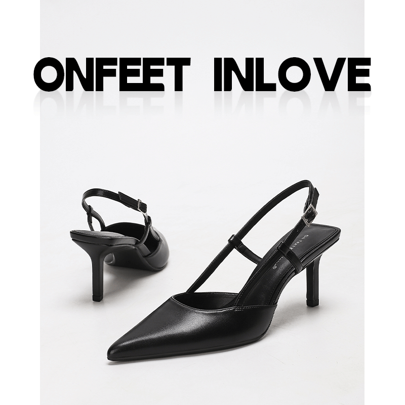 尖头细跟高跟鞋气质百搭感凉鞋女