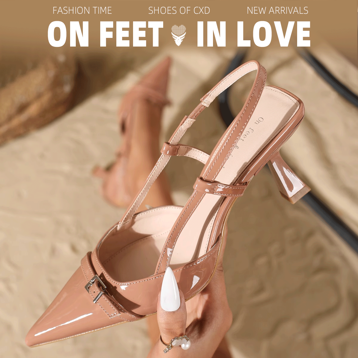 尖头细跟高跟鞋气质百搭感凉鞋女