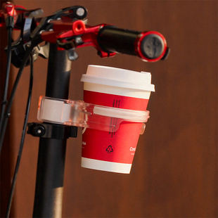 适用于Brompton小布折叠自行车水壶架快拆式水杯支架奶茶咖啡杯架