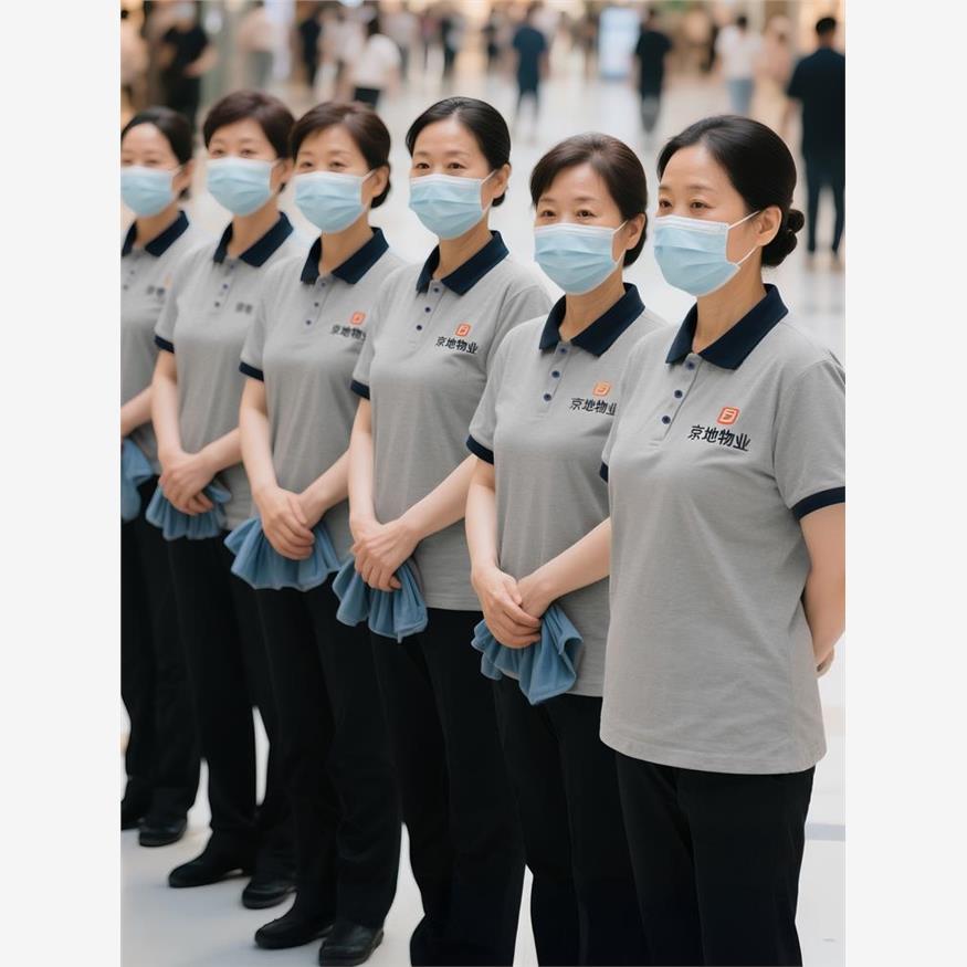 酒店清洁工作服短袖定制夏季酒店前台购物中心家政阿姨清洁服装印