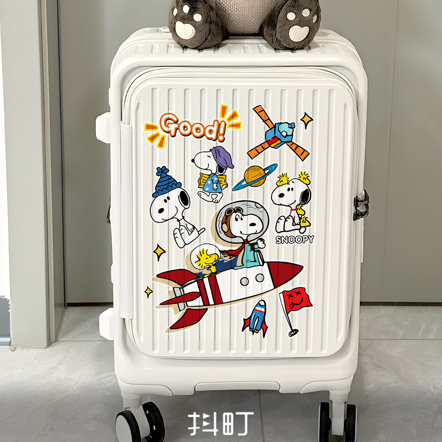 行李箱贴卡通史努比小狗可爱贴纸