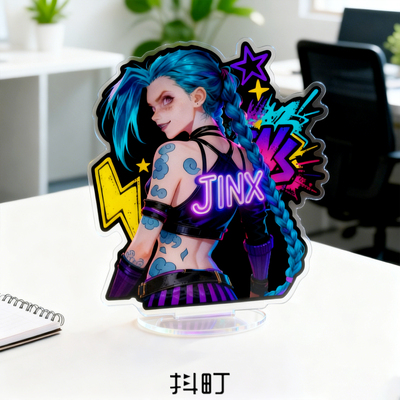 JINX金克斯亚克力立牌桌面摆件