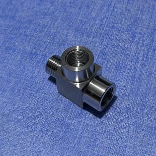 不锈钢三通接头内螺纹m14x1.5内螺纹G1 4外螺纹M14x1.5二内丝一外