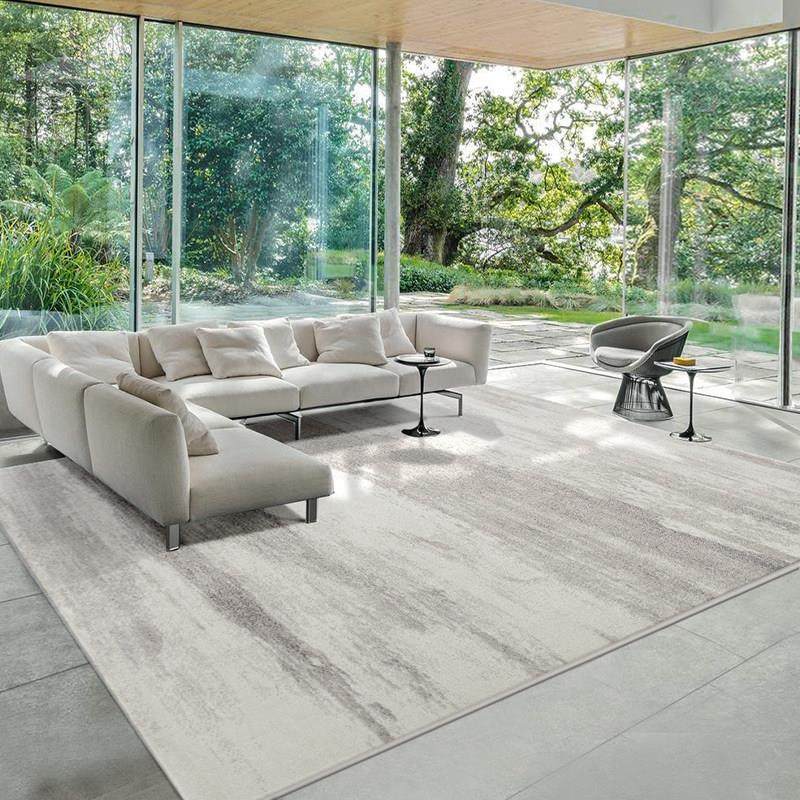 现代简约地毯客厅卧室地垫北欧高级感欧式床边毯黑白灰茶几毯轻奢,居家布艺,地毯,淘宝优惠券,粉丝福利购,淘宝优惠卷