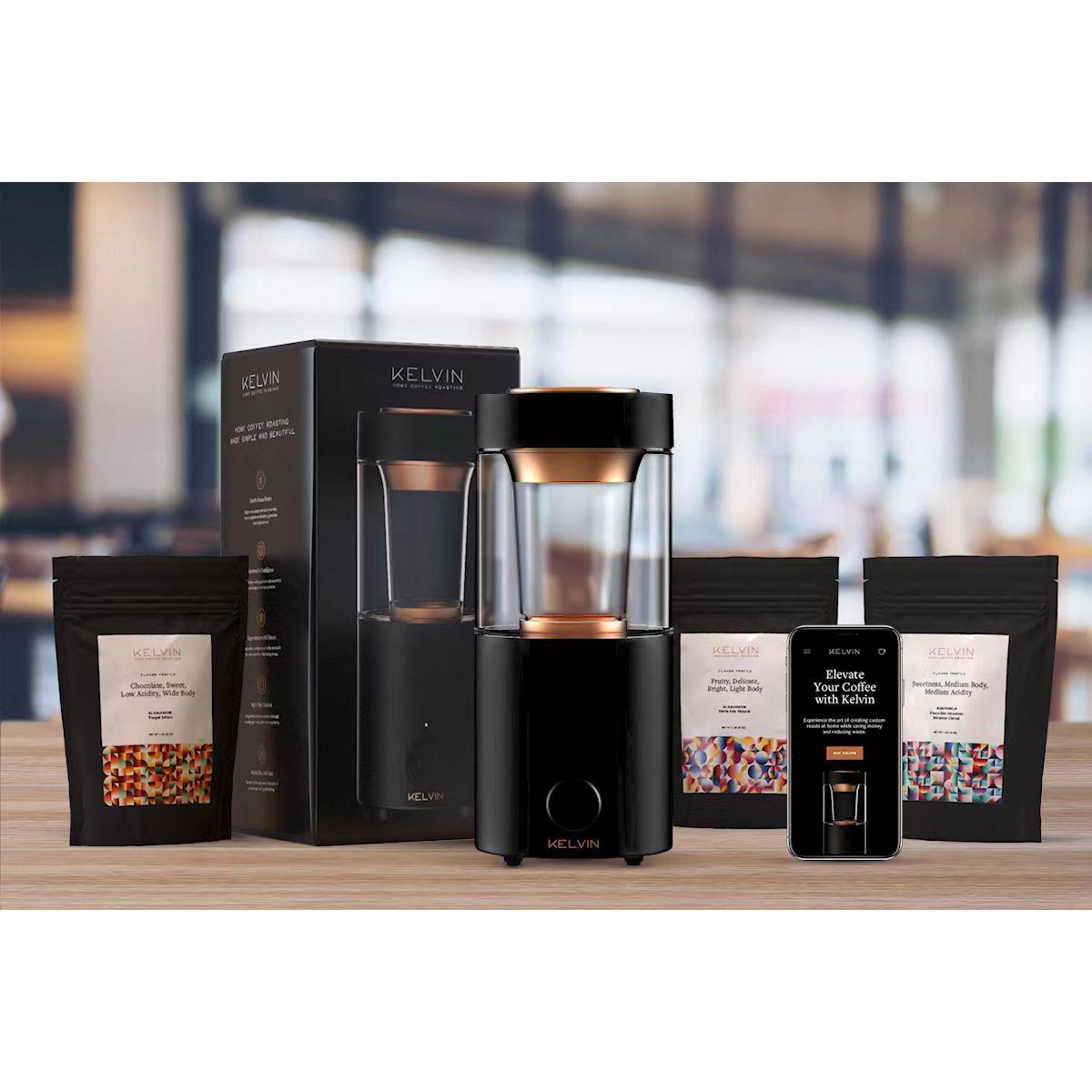 220V咖啡豆烘焙机全自动热风循环烘干机家用高端自动咖啡豆烘焙机