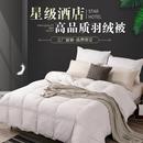 星级酒店加厚保暖羽毛被 宾馆酒店床上用品羽绒被子批F厚被四季
