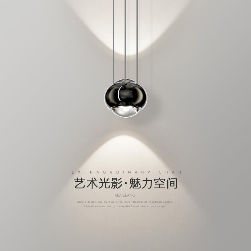 卧室床头吊灯可自由升降手扫调光客厅沙发背景墙灯餐厅吧台吊线灯