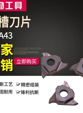 三角槽刀片不锈钢/卡簧浅槽走心机DBA43R100/150/200/250/300