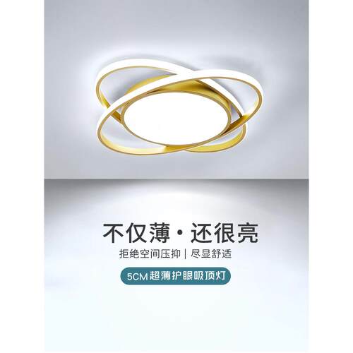 LED吸顶灯简约现代客厅主卧室灯房间餐厅书房灯2024新款大气灯具