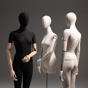 服装店模特展示架女装全身男高档半身假人偶人体模型橱窗陈列道具
